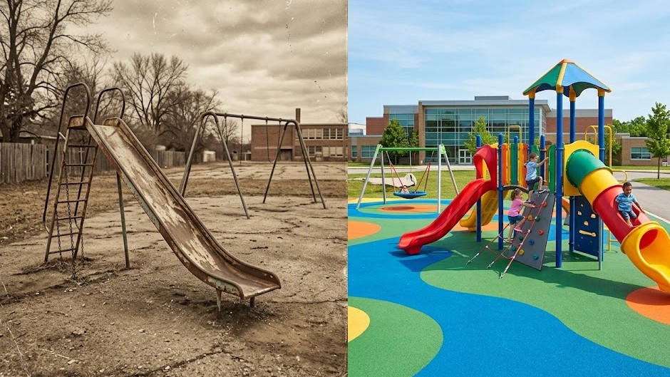 A evolução do playground ao longo da história
