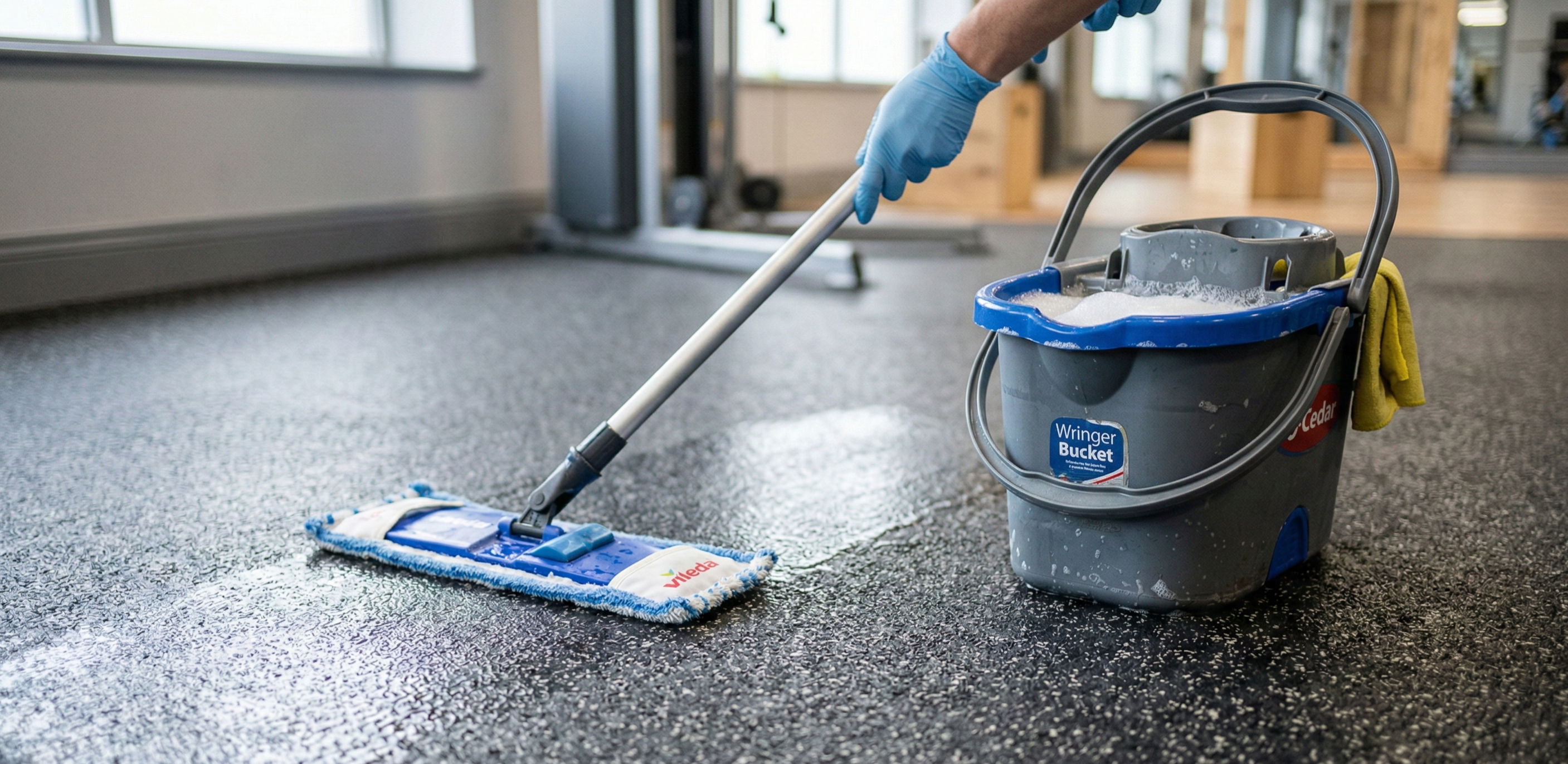 Guia de manutenção do piso emborrachado